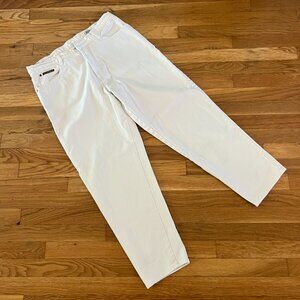 Vintage 90s Carrera Casuals White Denim Jeans Made in USA - Size 15/16 (33x28)